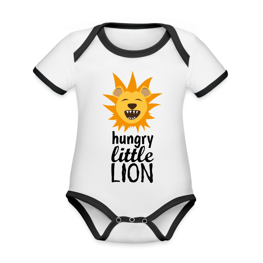 Hungry little lion - white/black