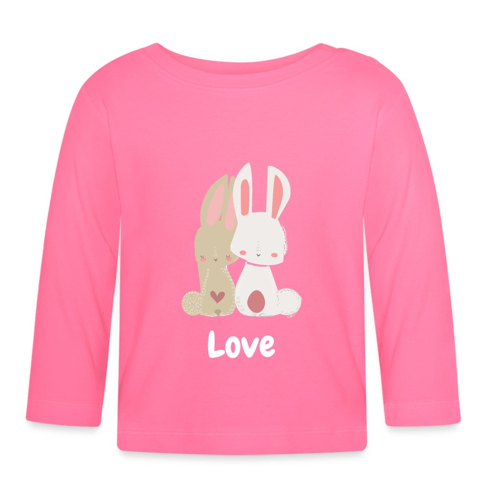 Baby Long Sleeve T-Shirt - azalea