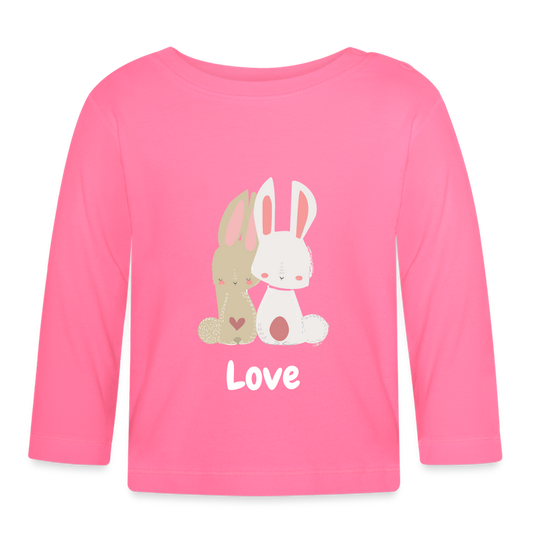 Baby Long Sleeve T-Shirt - azalea