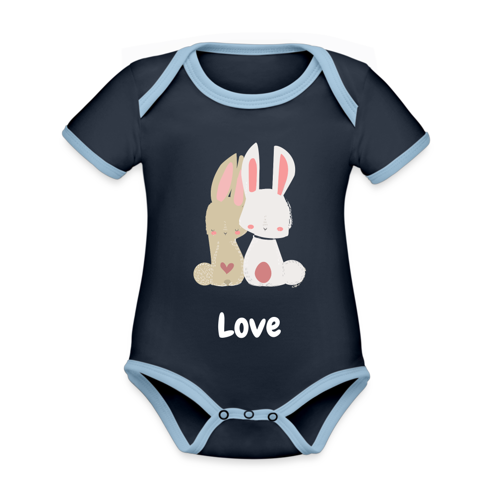 Bunny Love - navy/sky