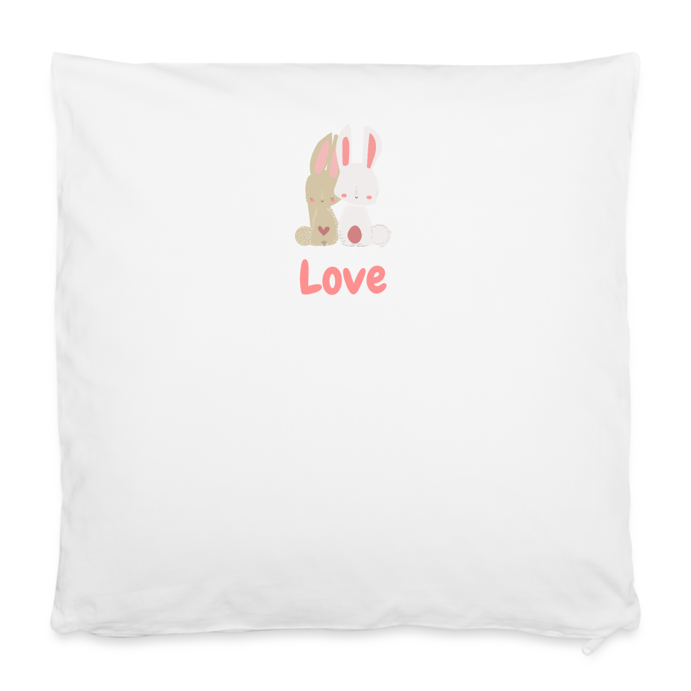 Pillowcase 16” x 16” (40 x 40 cm) - white