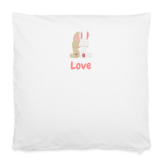 Pillowcase 16” x 16” (40 x 40 cm) - white