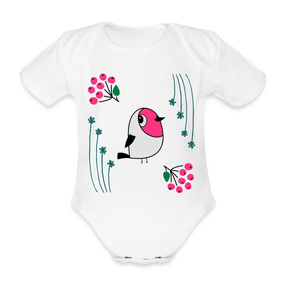 Rose hip birdie - white