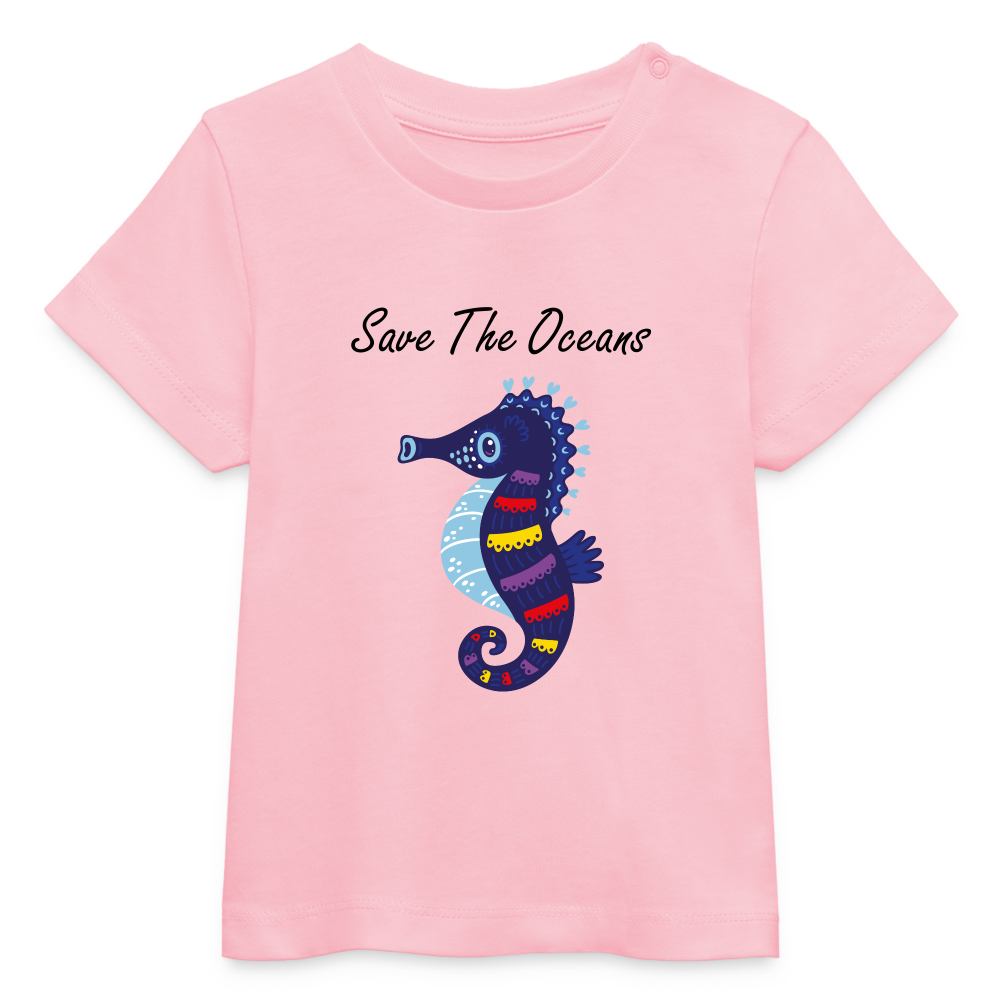 Save The Oceans - cotton pink