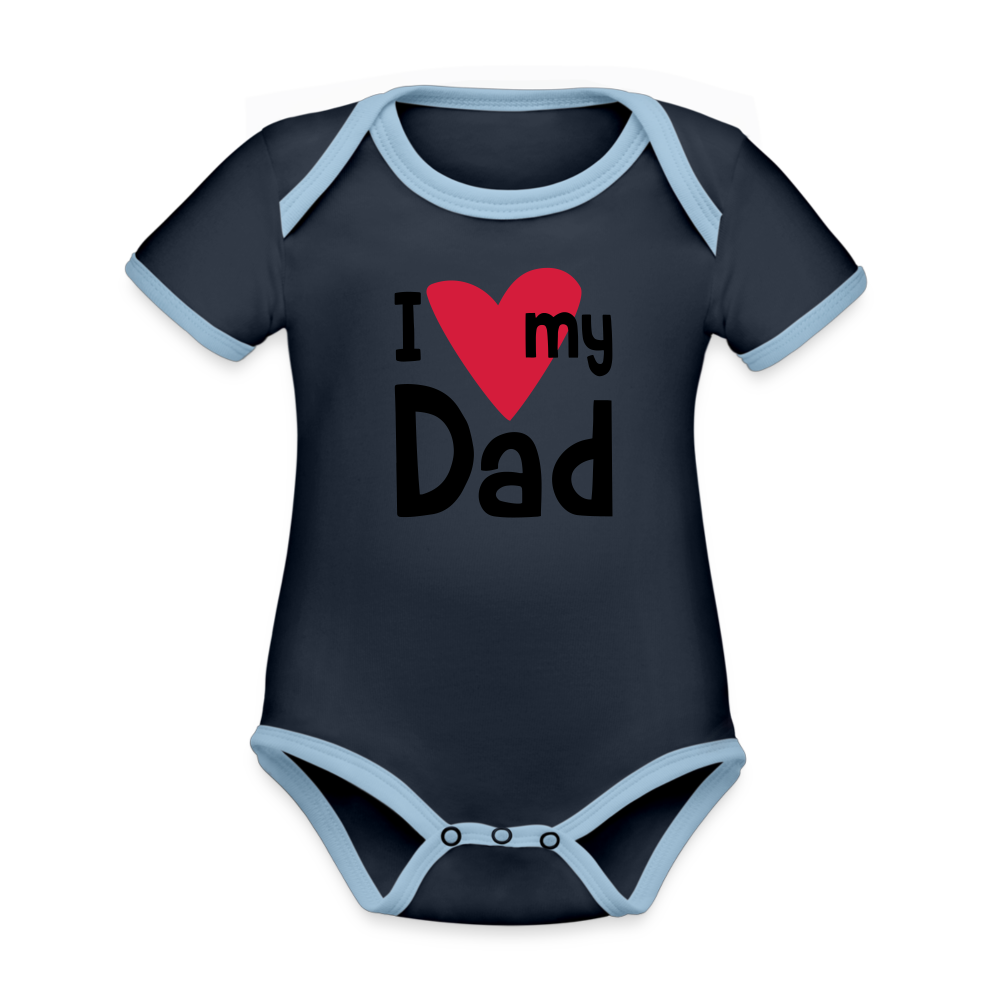 I love my dad - navy/sky