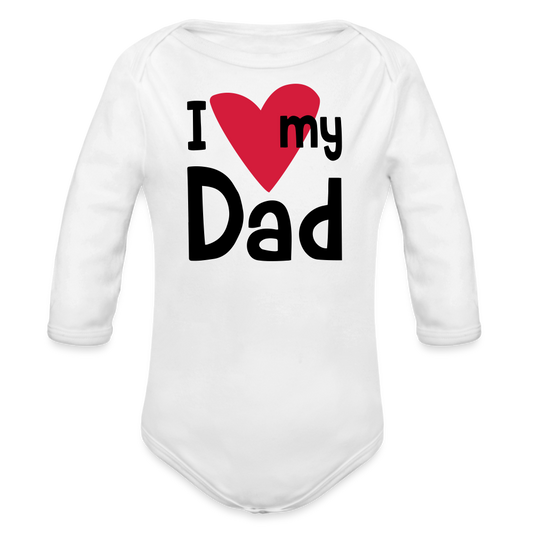 I love my dad - white